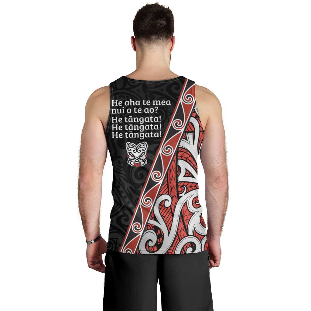 Aotearoa Toitu Te Tiriti Men Tank Top Honour The Treaty New Zealand - Vibe Hoodie Shop