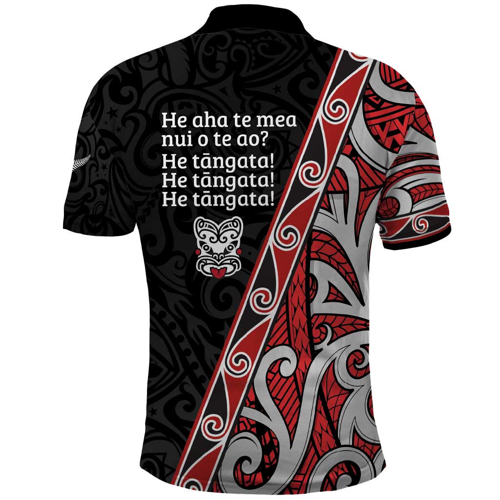 Aotearoa Toitu Te Tiriti Polo Shirt Honour The Treaty New Zealand - Vibe Hoodie Shop