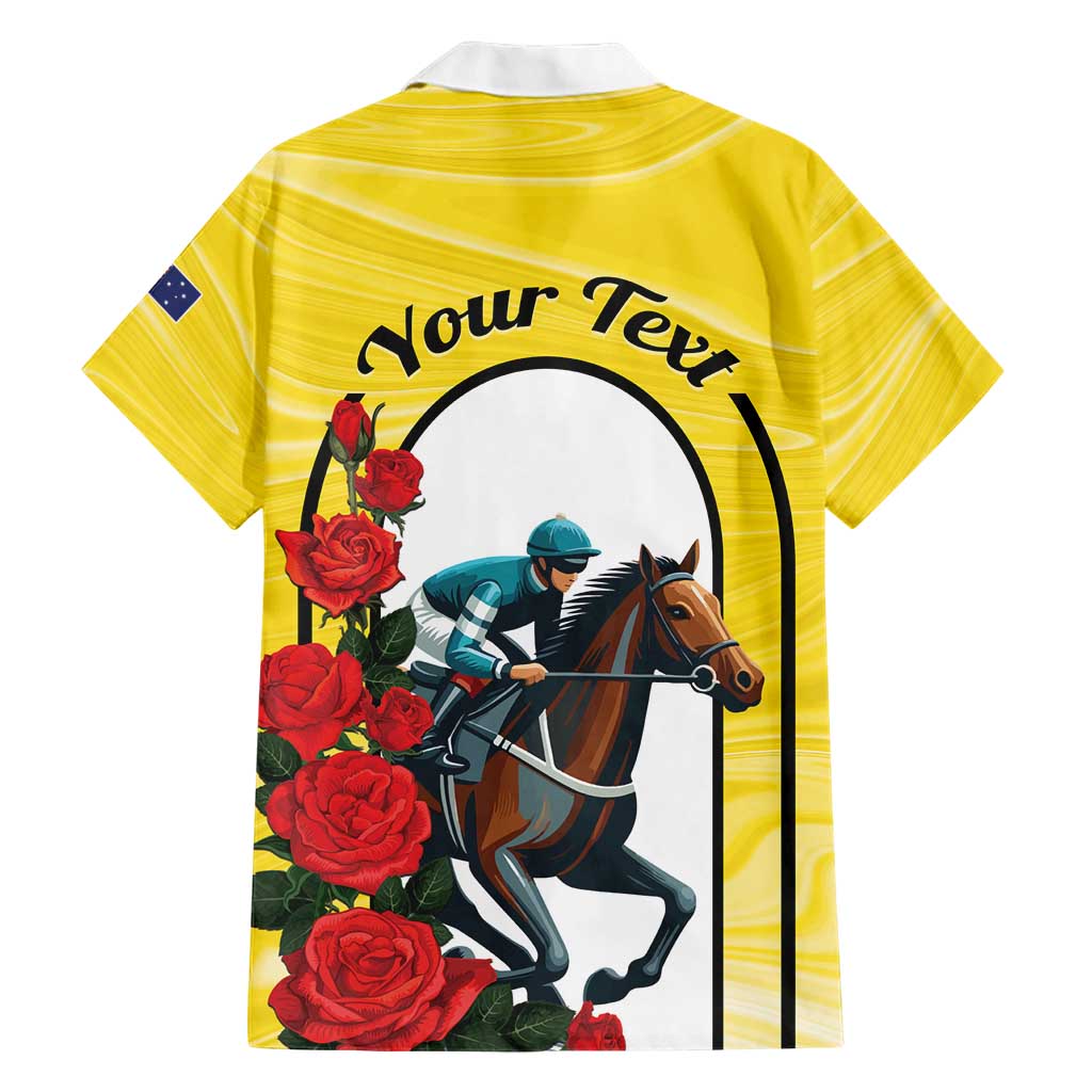 Personalised Melbourne Horse Racing Hawaiian Shirt The Race That Stops The Nation - Vibe Hoodie Shop