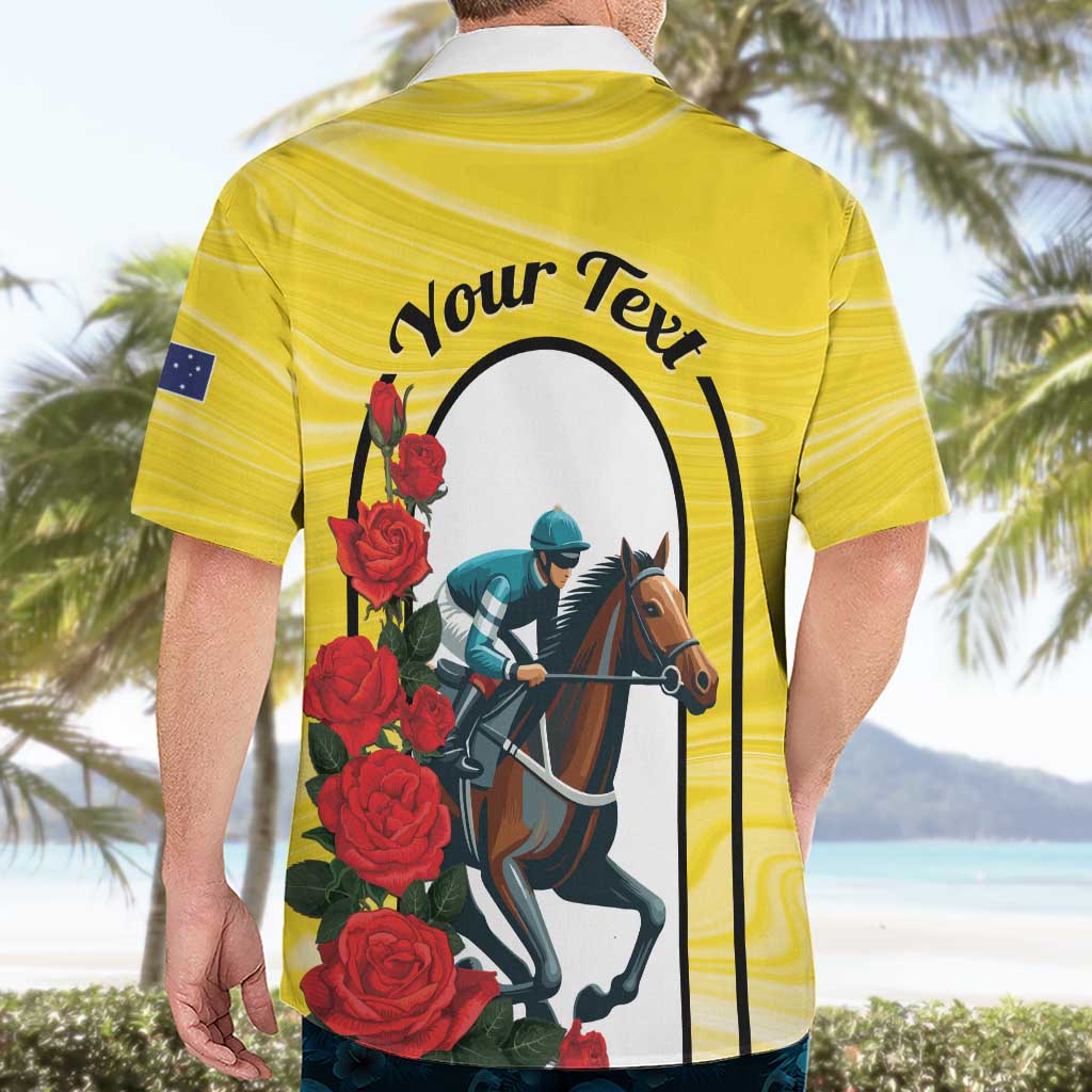 Personalised Melbourne Horse Racing Hawaiian Shirt The Race That Stops The Nation - Vibe Hoodie Shop