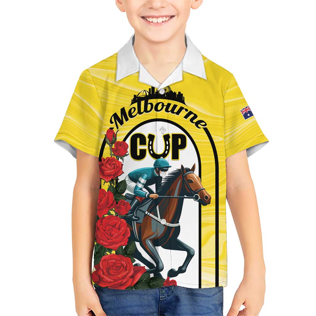 Personalised Melbourne Horse Racing Hawaiian Shirt The Race That Stops The Nation - Vibe Hoodie Shop