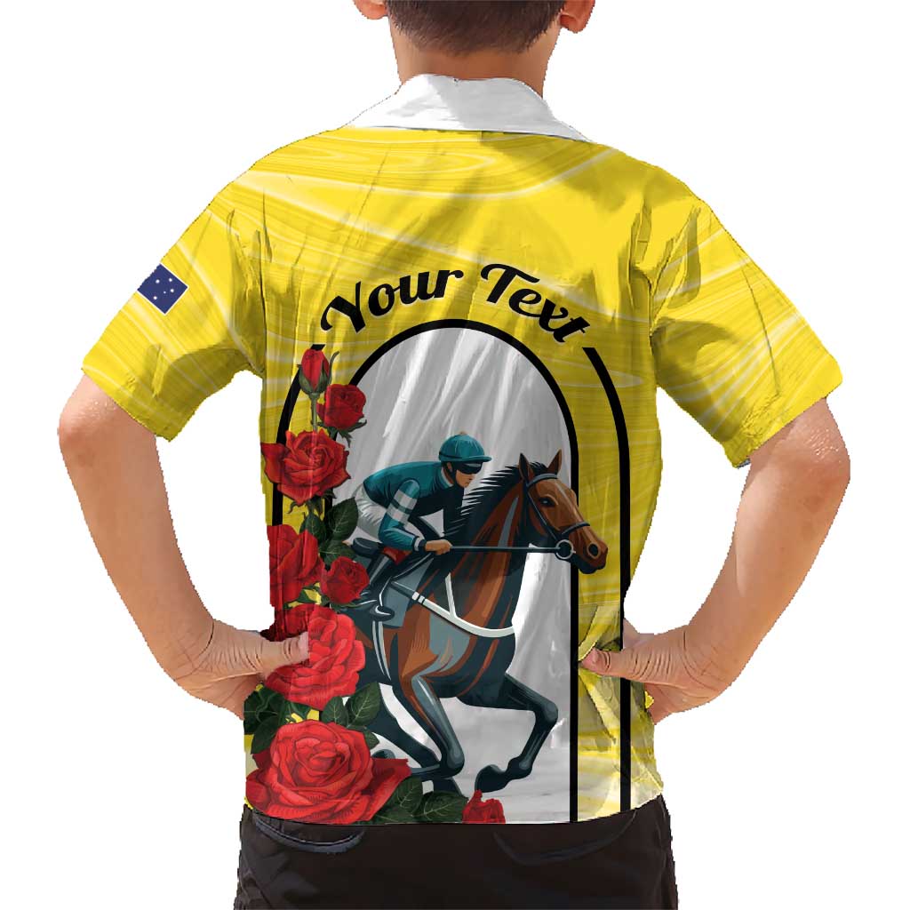 Personalised Melbourne Horse Racing Hawaiian Shirt The Race That Stops The Nation - Vibe Hoodie Shop