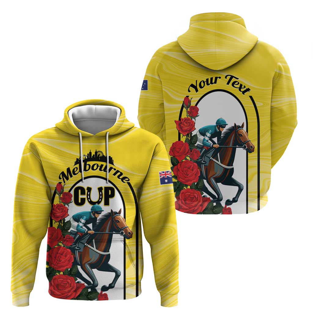 Personalised Melbourne Horse Racing Hoodie The Race That Stops The Nation - Vibe Hoodie Shop