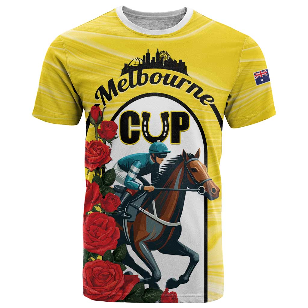 Personalised Melbourne Horse Racing T Shirt The Race That Stops The Nation - Vibe Hoodie Shop