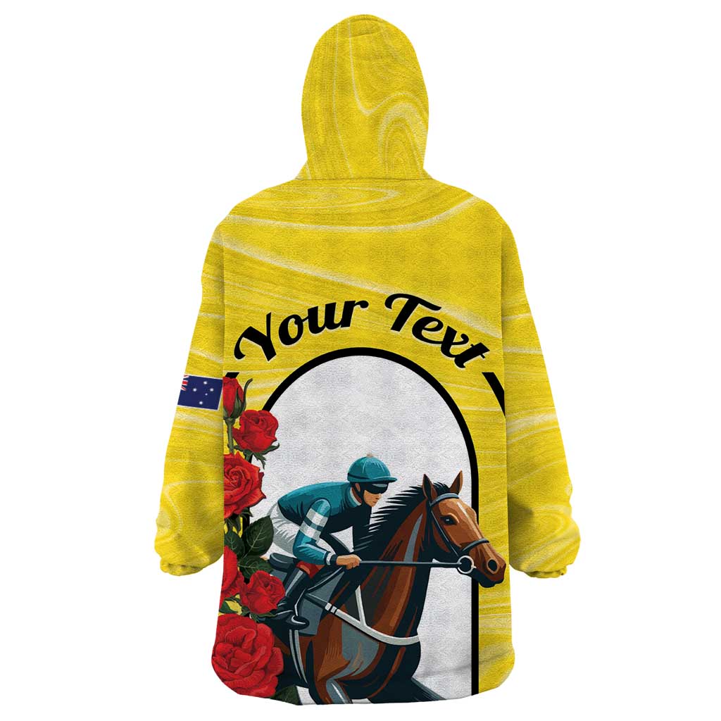 Personalised Melbourne Horse Racing Wearable Blanket Hoodie The Race That Stops The Nation - Vibe Hoodie Shop