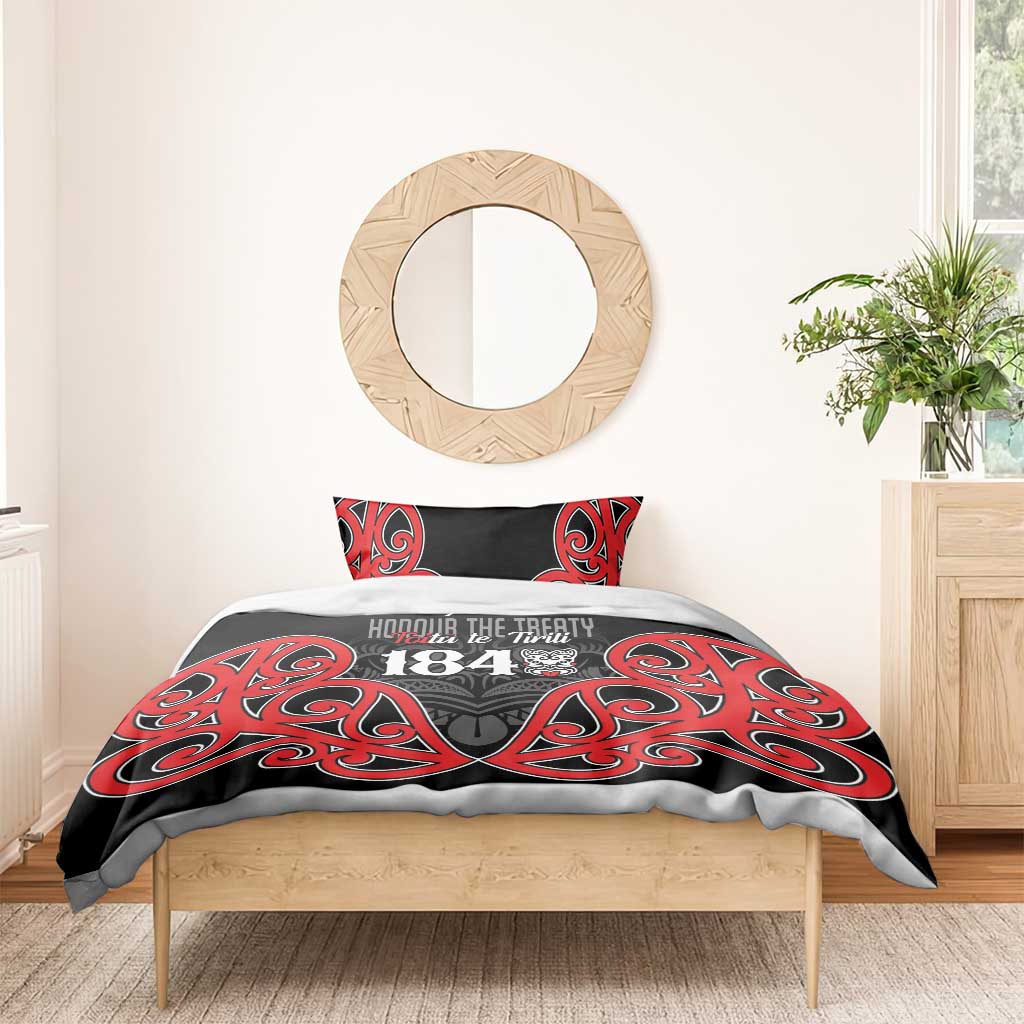 Toitu Te Tiriti 1840 Aotearoa Bedding Set Stand Together Stand Stronger - Vibe Hoodie Shop