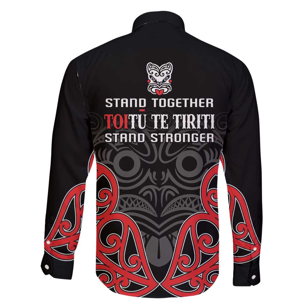 Toitu Te Tiriti 1840 Aotearoa Family Matching Long Sleeve Bodycon Dress and Hawaiian Shirt Stand Together Stand Stronger