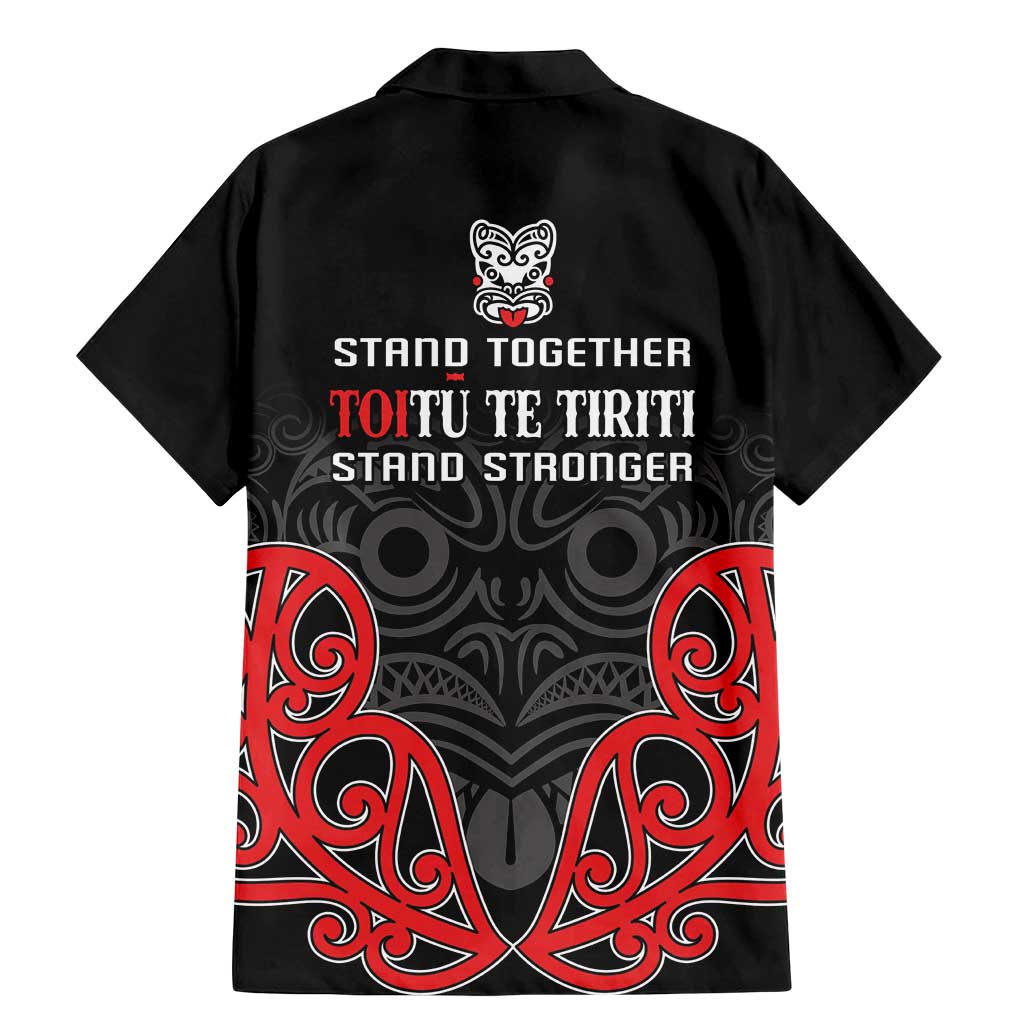 Toitu Te Tiriti 1840 Aotearoa Family Matching Mermaid Dress and Hawaiian Shirt Stand Together Stand Stronger