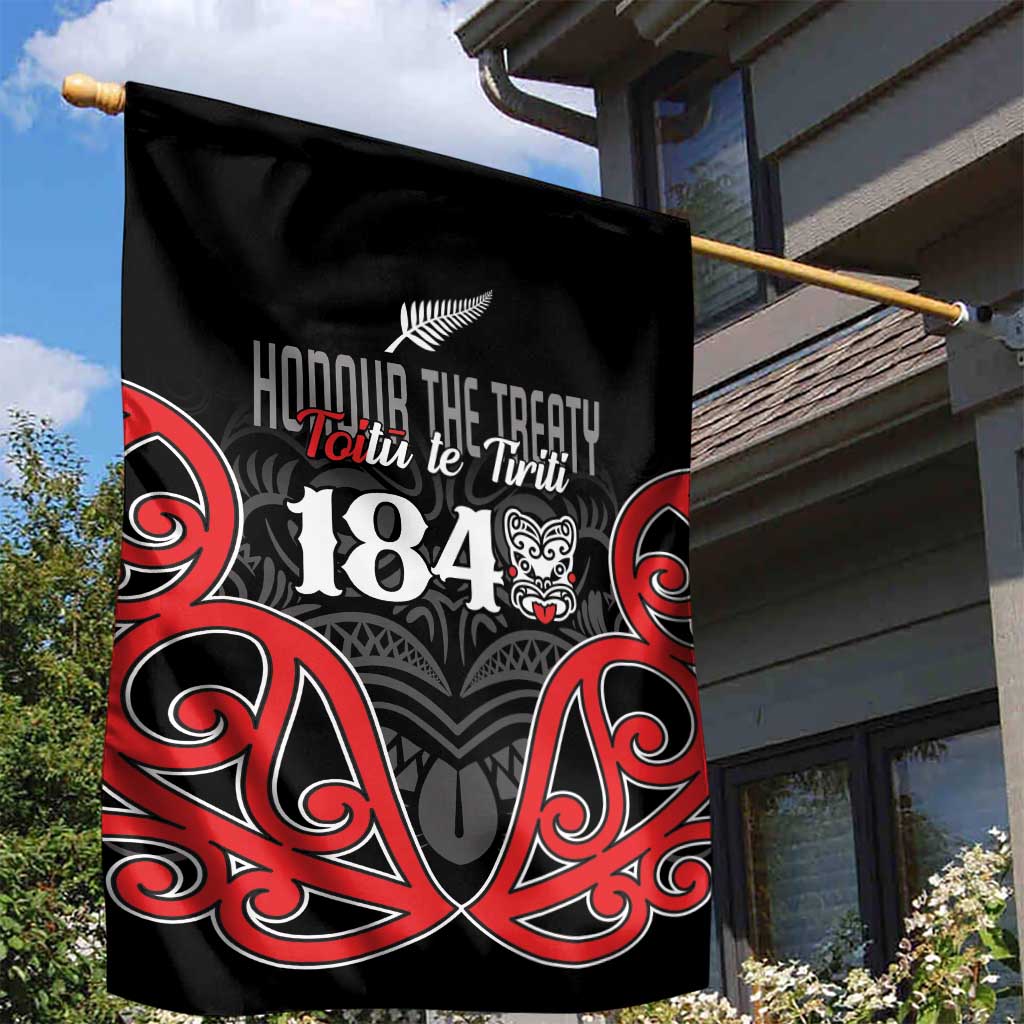 Toitu Te Tiriti 1840 Aotearoa Garden Flag Stand Together Stand Stronger - Vibe Hoodie Shop