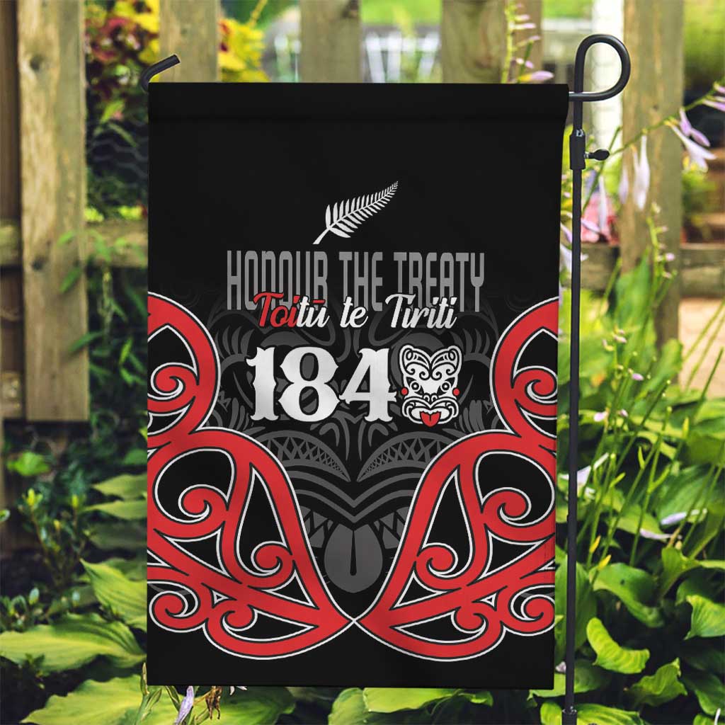 Toitu Te Tiriti 1840 Aotearoa Garden Flag Stand Together Stand Stronger - Vibe Hoodie Shop