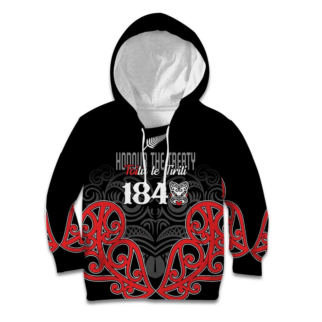 Toitu Te Tiriti 1840 Aotearoa Kid Hoodie Stand Together Stand Stronger - Vibe Hoodie Shop