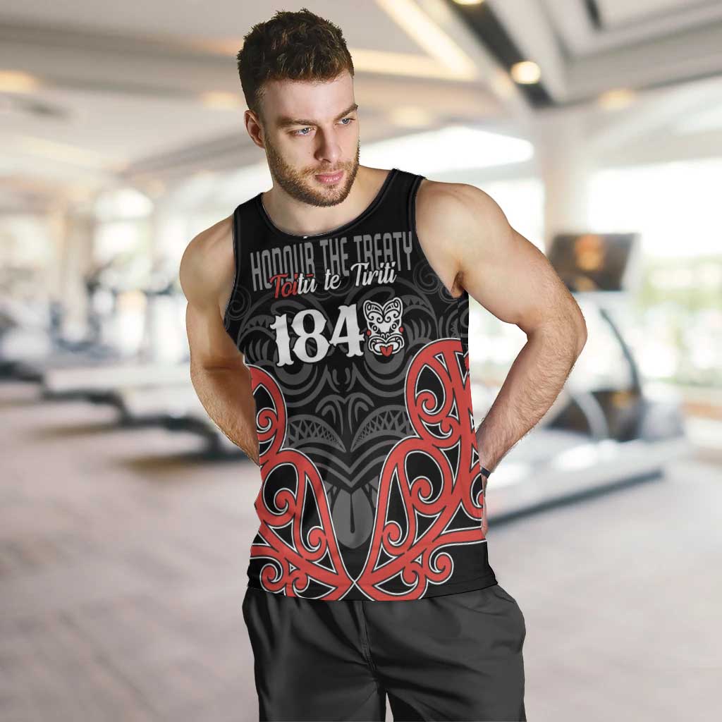 Toitu Te Tiriti 1840 Aotearoa Men Tank Top Stand Together Stand Stronger - Vibe Hoodie Shop