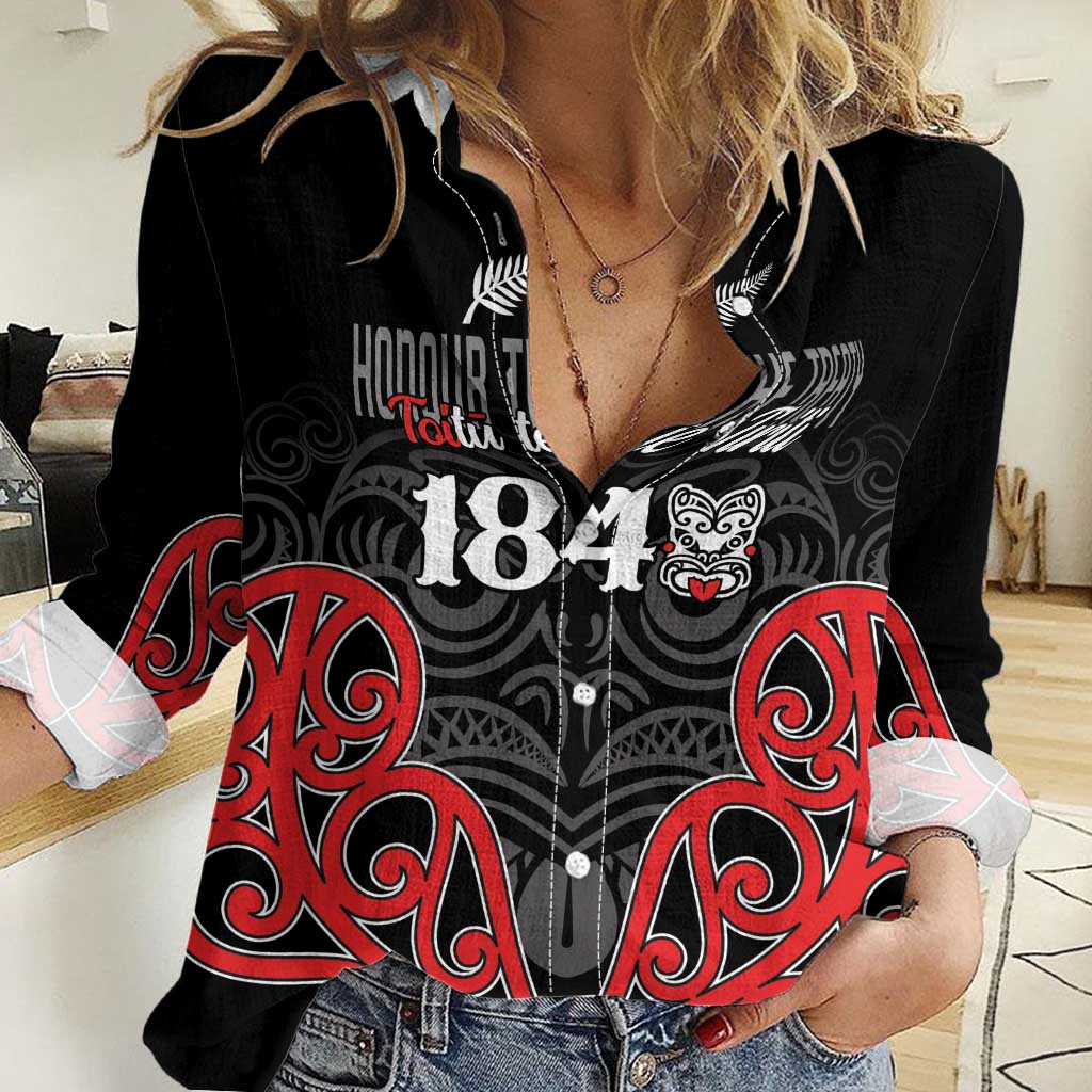 Toitu Te Tiriti 1840 Aotearoa Women Casual Shirt Stand Together Stand Stronger - Vibe Hoodie Shop