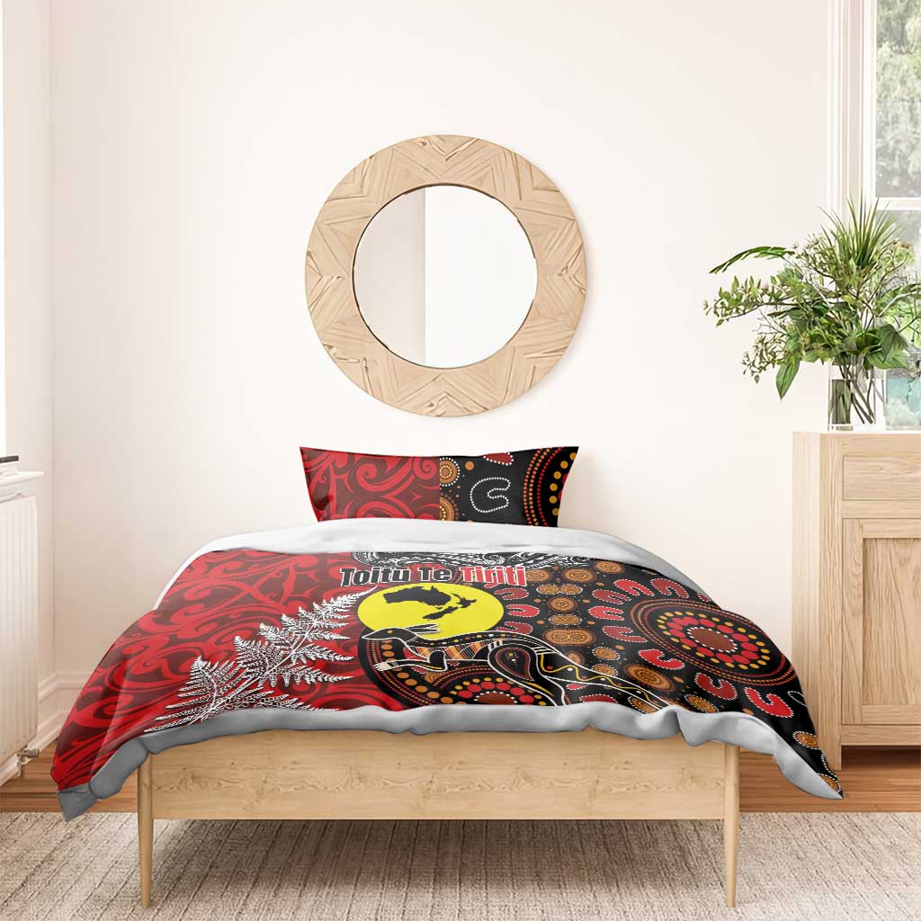 Aotearoa and Australia Toitu Te Tiriti Bedding Set Honour the Treaty - Te Tiriti Is Us - Vibe Hoodie Shop