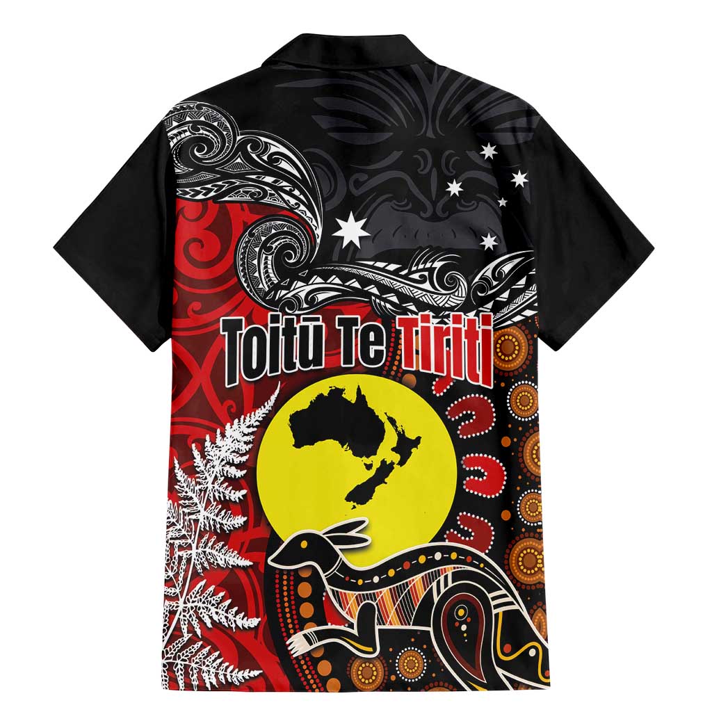 Aotearoa and Australia Toitu Te Tiriti Family Matching Mermaid Dress and Hawaiian Shirt Honour the Treaty - Te Tiriti Is Us