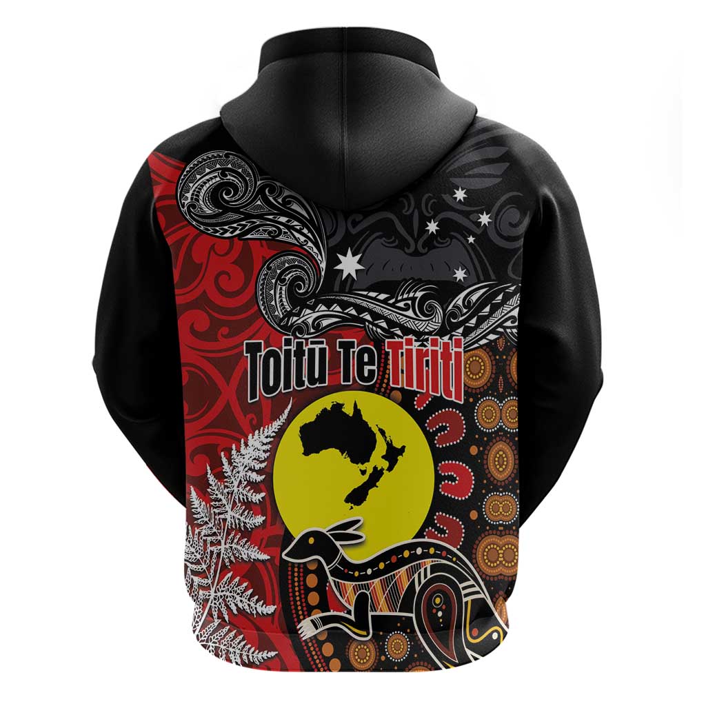 Aotearoa and Australia Toitu Te Tiriti Hoodie Honour the Treaty - Te Tiriti Is Us - Vibe Hoodie Shop