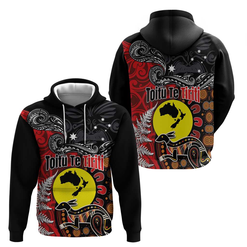 Aotearoa and Australia Toitu Te Tiriti Hoodie Honour the Treaty - Te Tiriti Is Us - Vibe Hoodie Shop