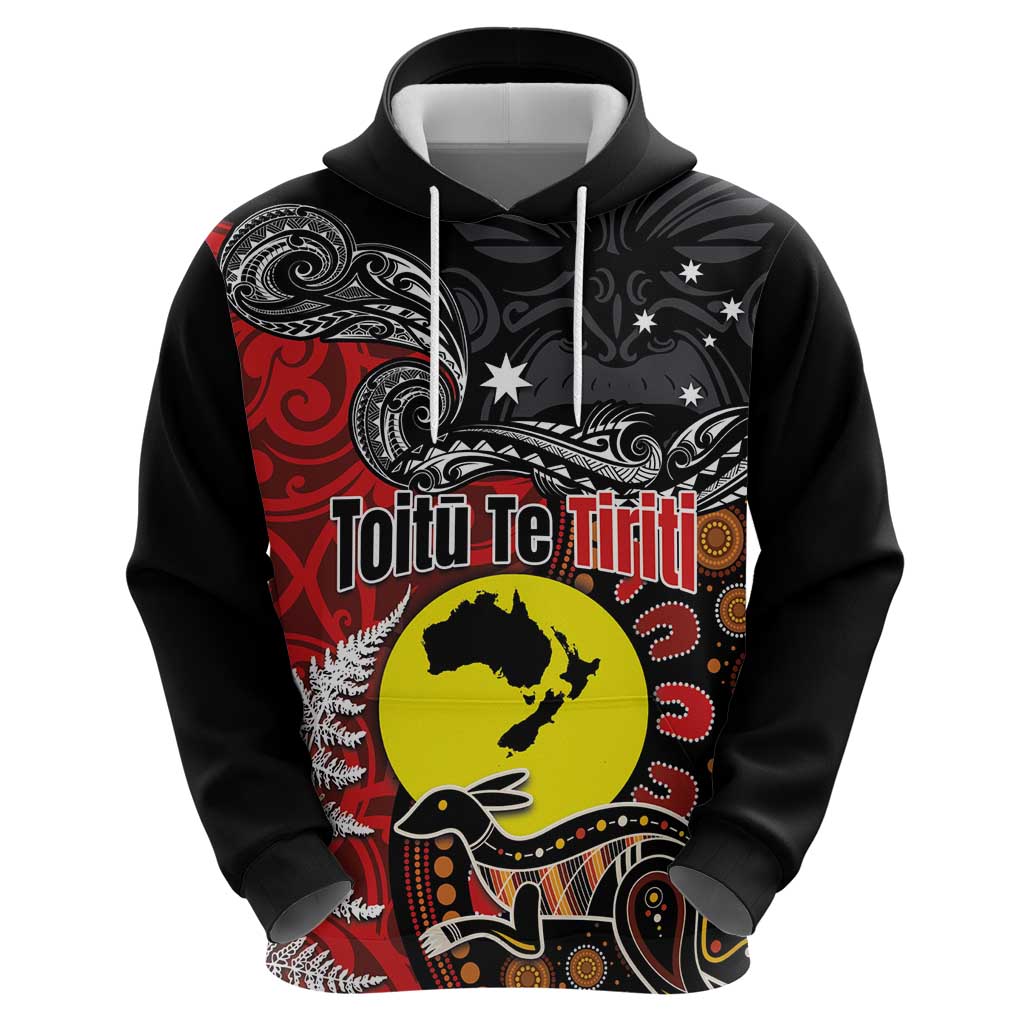 Aotearoa and Australia Toitu Te Tiriti Hoodie Honour the Treaty - Te Tiriti Is Us - Vibe Hoodie Shop