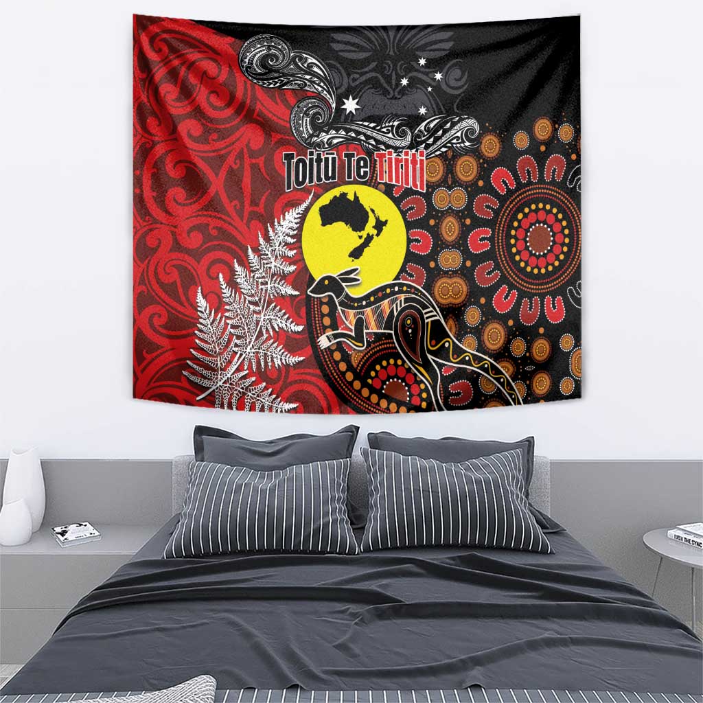 Aotearoa and Australia Toitu Te Tiriti Tapestry Honour the Treaty - Te Tiriti Is Us - Vibe Hoodie Shop