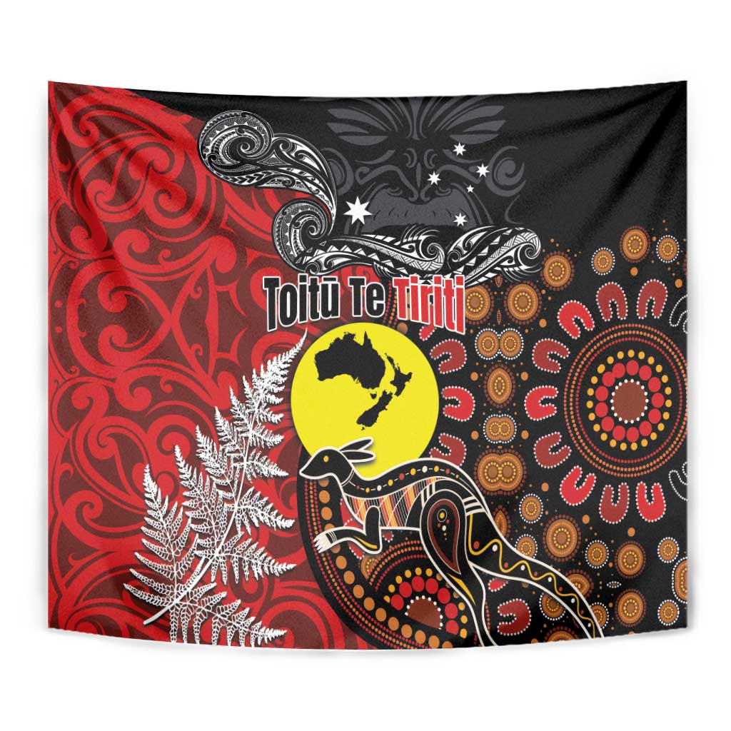 Aotearoa and Australia Toitu Te Tiriti Tapestry Honour the Treaty - Te Tiriti Is Us - Vibe Hoodie Shop