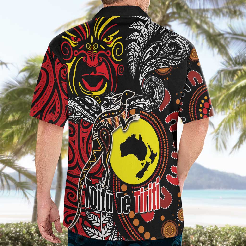 Aotearoa and Australia Toitu Te Tiriti Hawaiian Shirt Honour the Treaty - Stand Together Stand Stronger - Vibe Hoodie Shop