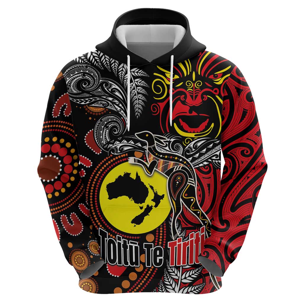 Aotearoa and Australia Toitu Te Tiriti Hoodie Honour the Treaty - Stand Together Stand Stronger - Vibe Hoodie Shop