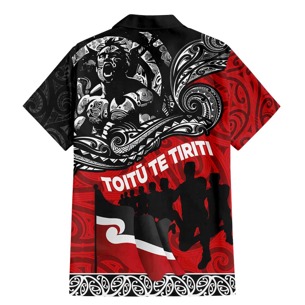 Aotearoa Toitu Te Tiriti Family Matching Mermaid Dress and Hawaiian Shirt Honoring Te Tiriti o Waitangi Maori Haka