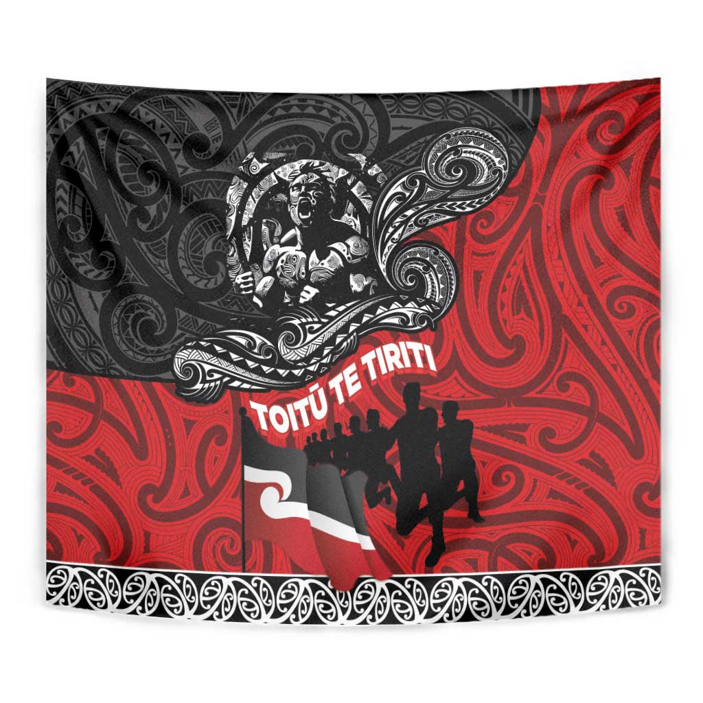 Aotearoa Toitu Te Tiriti Tapestry Honoring Te Tiriti o Waitangi Maori Haka - Vibe Hoodie Shop