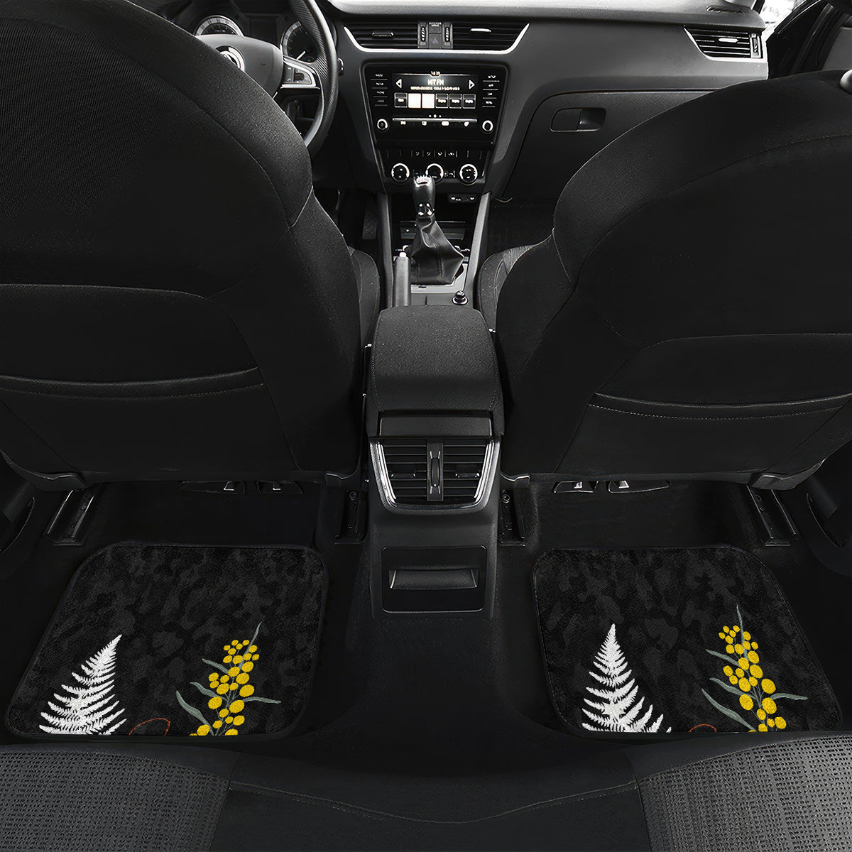 New Zealand and Australia ANZAC Day Car Mats Soldier and Last Post Camouflage Pattern