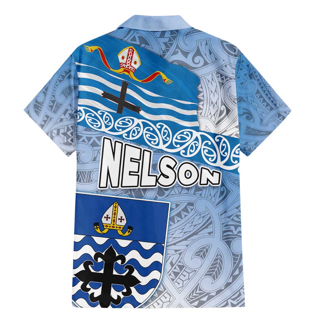 New Zealand Nelson Family Matching Mermaid Dress and Hawaiian Shirt Nelson's Flag and Seal - Maori Art Tattoo