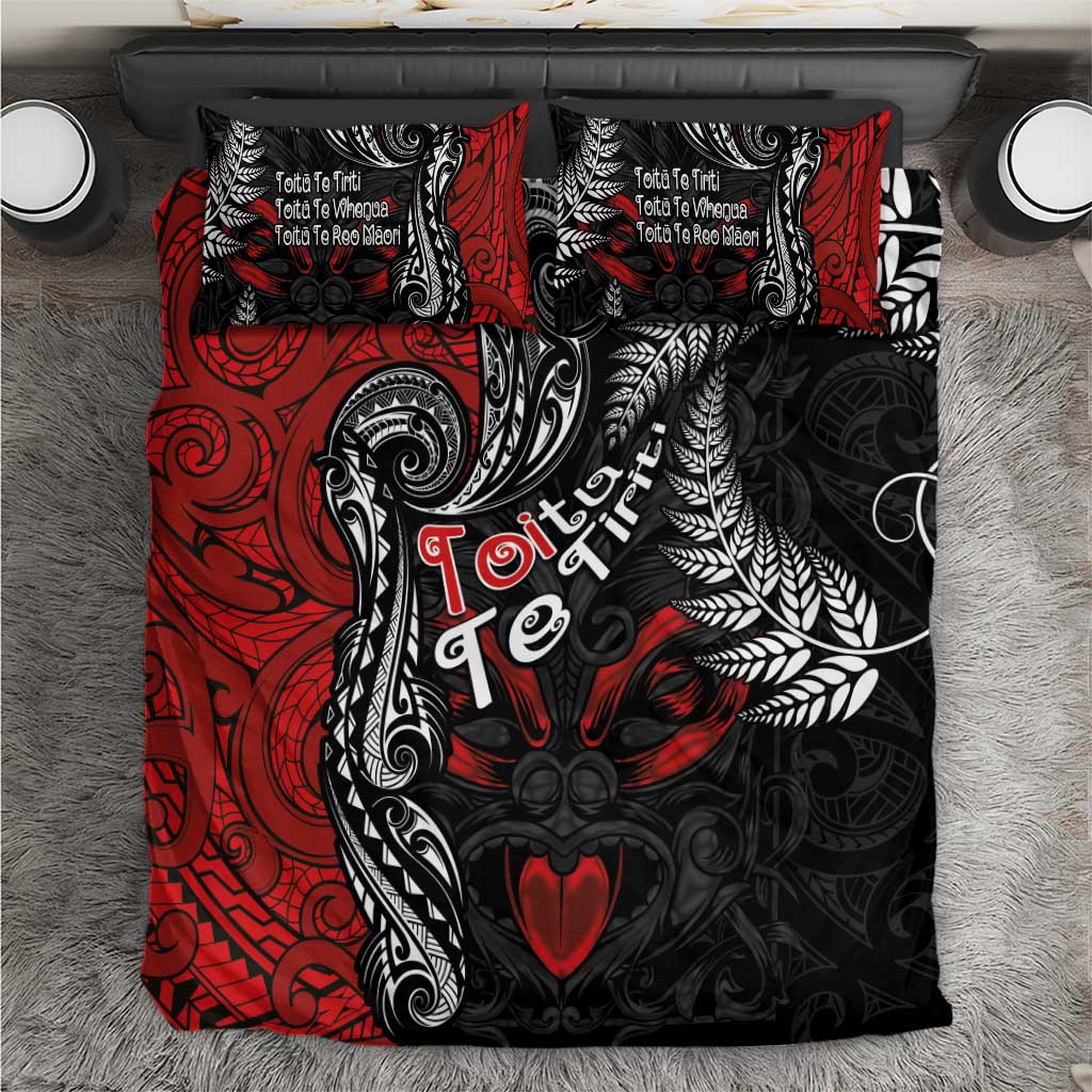 Aotearoa Toitu Te Tiriti Bedding Set New Zealand Honour the Treaty - Te Tiriti Is Us - Vibe Hoodie Shop