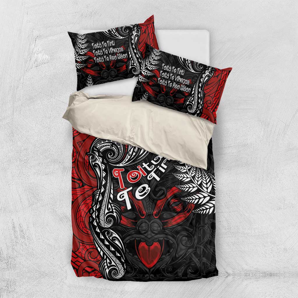 Aotearoa Toitu Te Tiriti Bedding Set New Zealand Honour the Treaty - Te Tiriti Is Us - Vibe Hoodie Shop