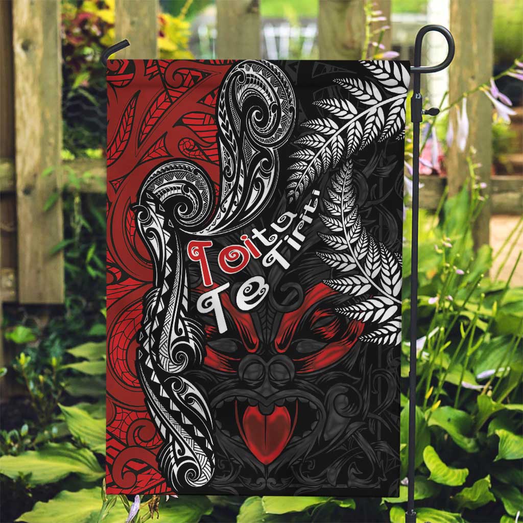 Aotearoa Toitu Te Tiriti Garden Flag New Zealand Honour the Treaty - Te Tiriti Is Us - Vibe Hoodie Shop