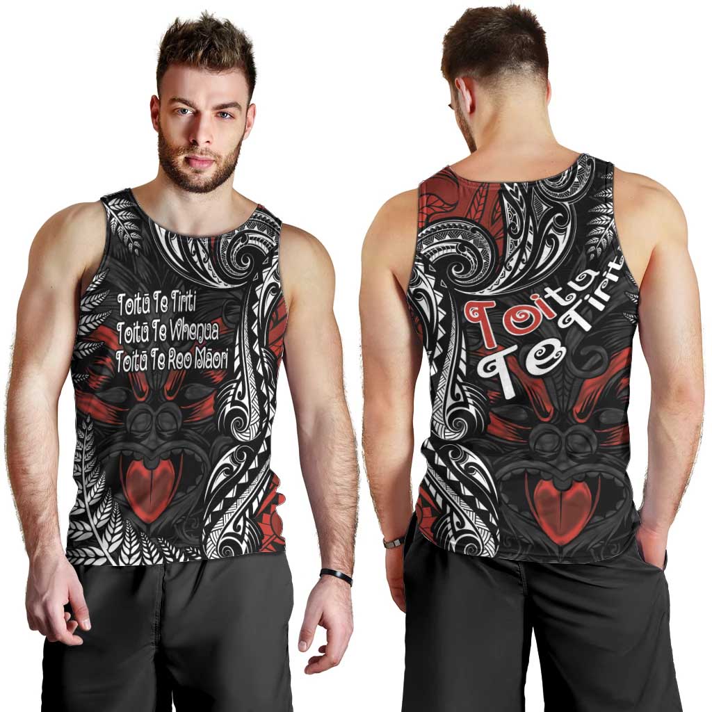 Aotearoa Toitu Te Tiriti Men Tank Top New Zealand Honour the Treaty - Te Tiriti Is Us - Vibe Hoodie Shop