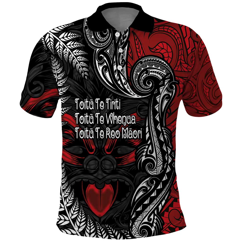 Aotearoa Toitu Te Tiriti Polo Shirt New Zealand Honour the Treaty - Te Tiriti Is Us - Vibe Hoodie Shop