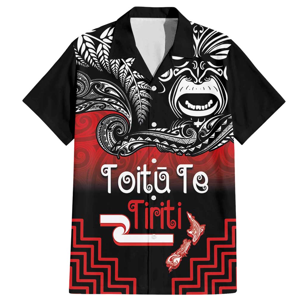 Aotearoa Toitu Te Tiriti Family Matching Long Sleeve Bodycon Dress and Hawaiian Shirt New Zealand Honour the Treaty - Fight Together