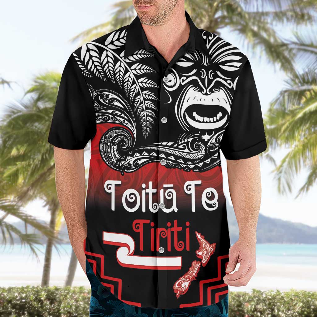 Aotearoa Toitu Te Tiriti Hawaiian Shirt New Zealand Honour the Treaty - Fight Together - Vibe Hoodie Shop