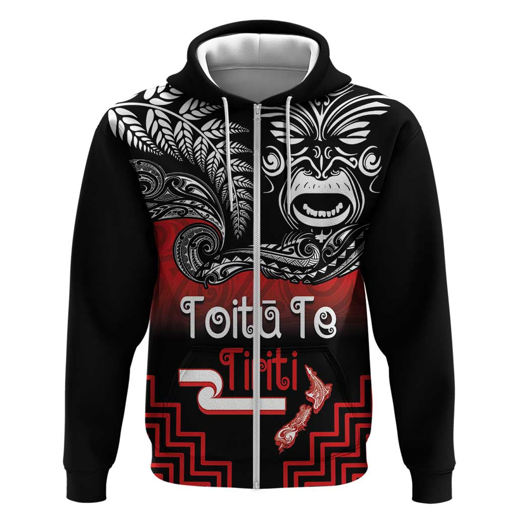Aotearoa Toitu Te Tiriti Hoodie New Zealand Honour the Treaty - Fight Together - Vibe Hoodie Shop