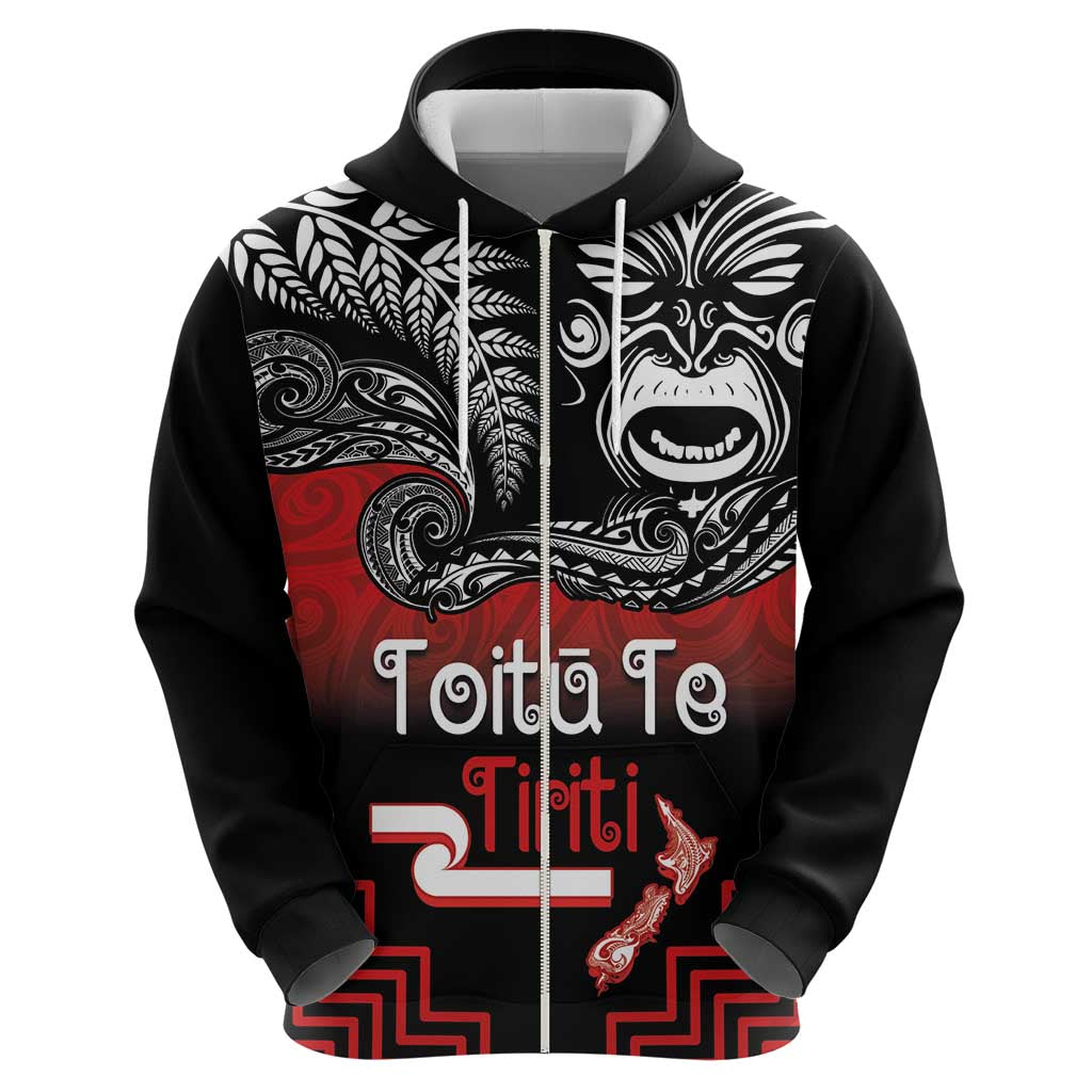 Aotearoa Toitu Te Tiriti Hoodie New Zealand Honour the Treaty - Fight Together - Vibe Hoodie Shop