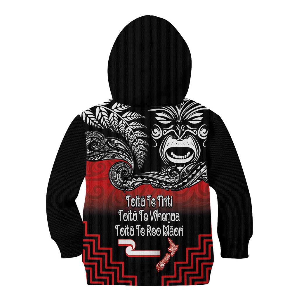 Aotearoa Toitu Te Tiriti Kid Hoodie New Zealand Honour the Treaty - Fight Together - Vibe Hoodie Shop