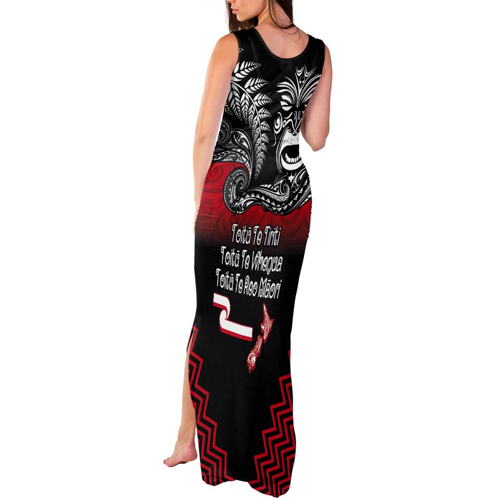 Aotearoa Toitu Te Tiriti Tank Maxi Dress New Zealand Honour the Treaty - Fight Together