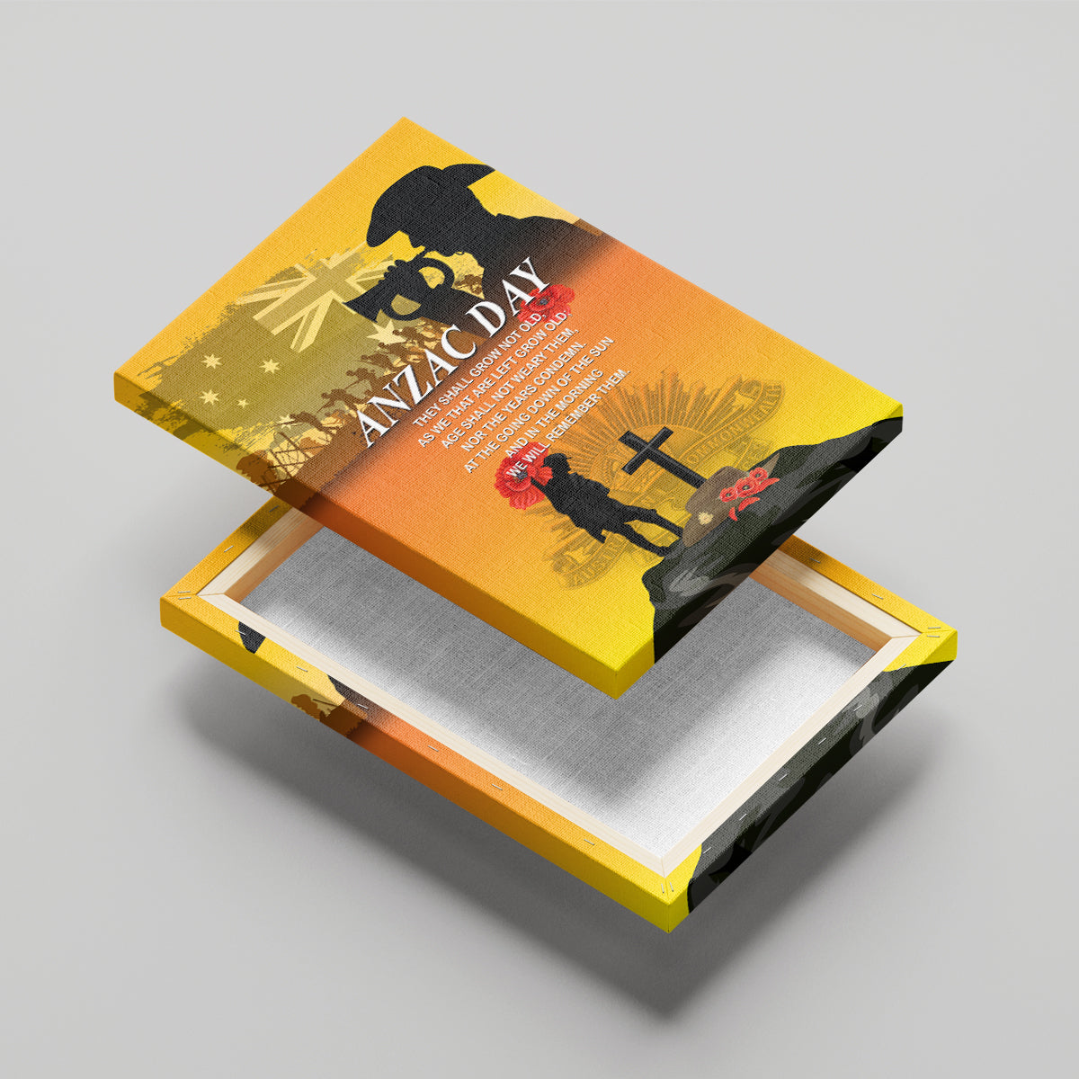 Australia ANZAC Day Canvas Wall Art Gallipoli Lest We Forget