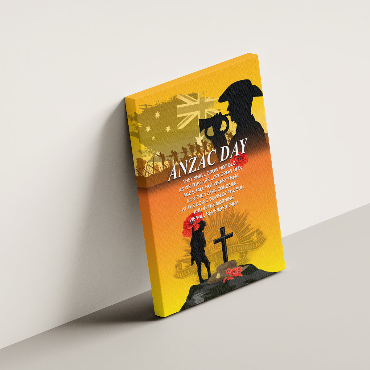 Australia ANZAC Day Canvas Wall Art Gallipoli Lest We Forget