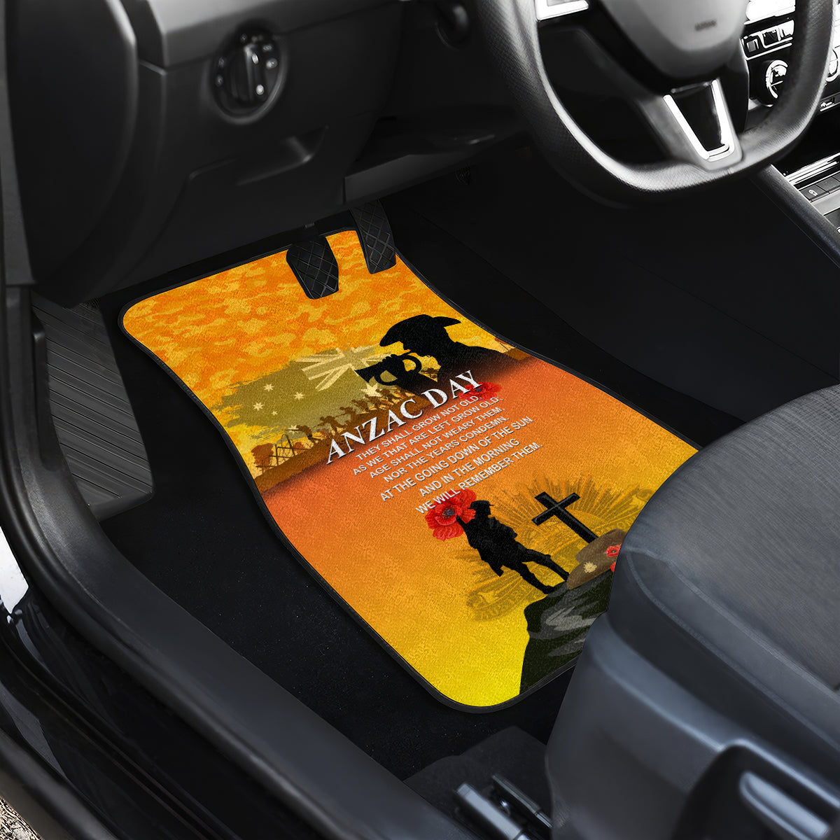 Australia ANZAC Day Car Mats Gallipoli Lest We Forget