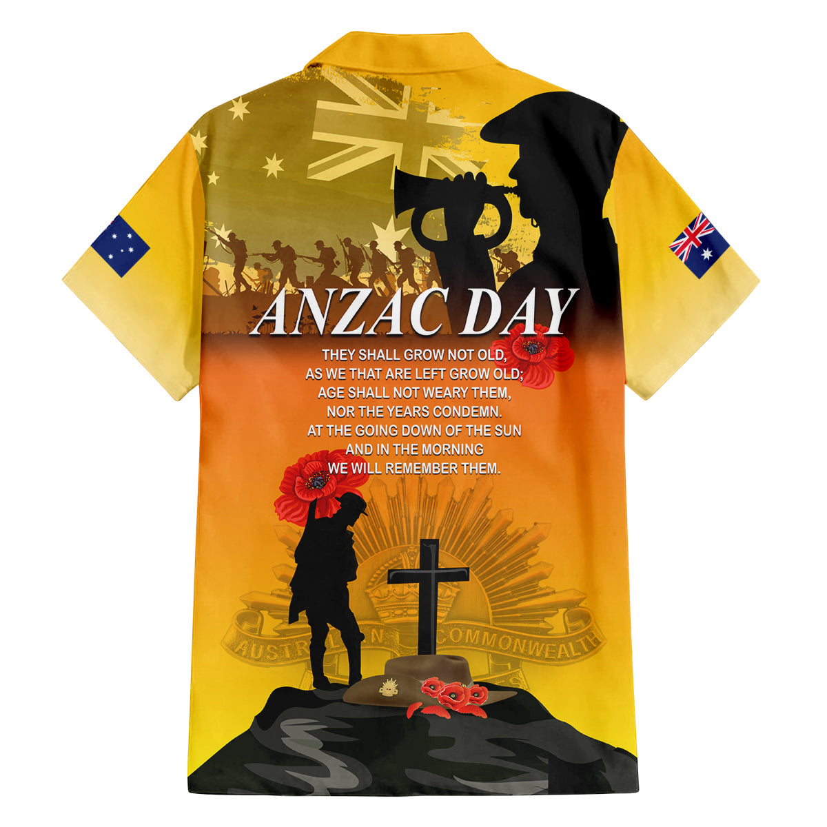 Australia ANZAC Day Family Matching Long Sleeve Bodycon Dress and Hawaiian Shirt Gallipoli Lest We Forget
