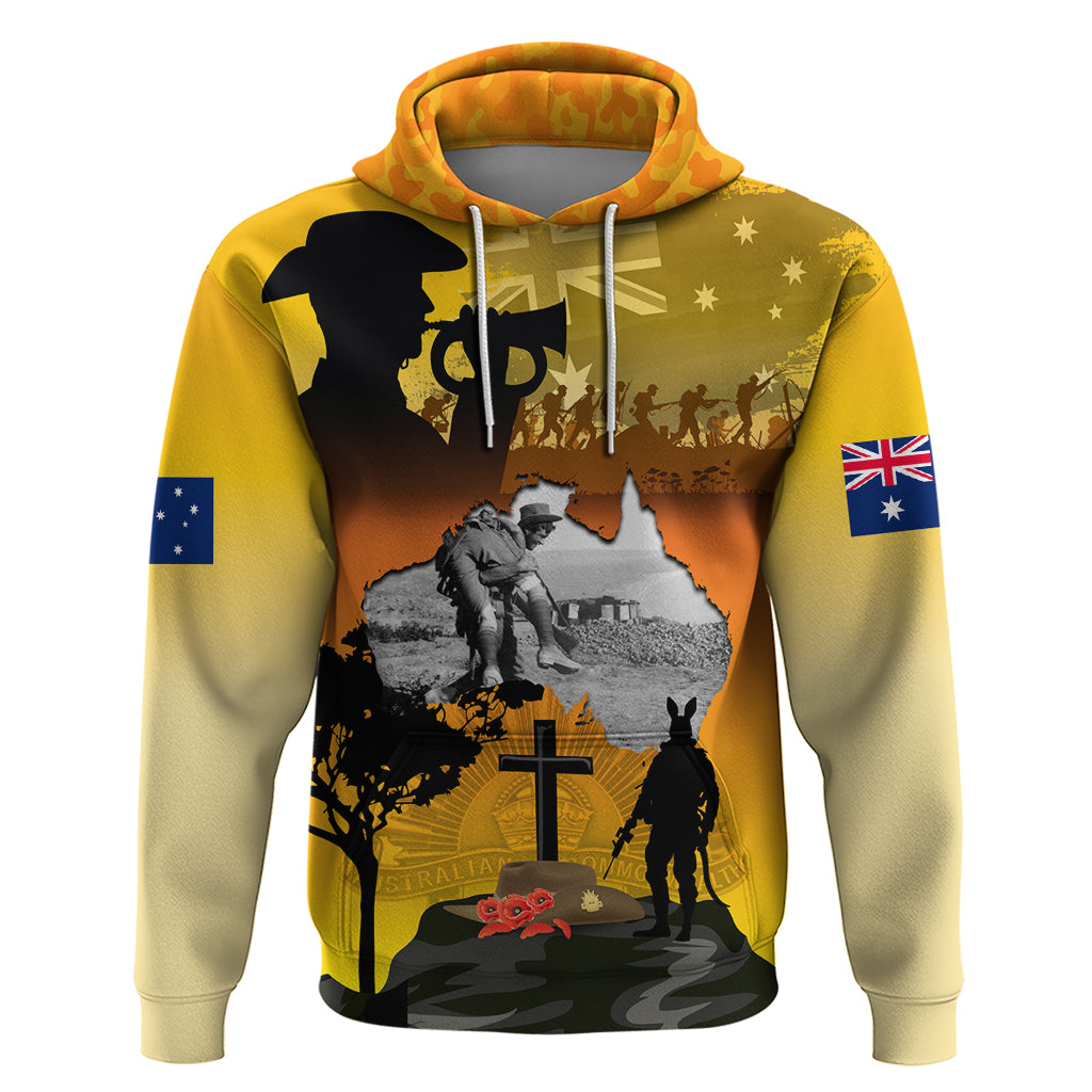Australia ANZAC Day Hoodie Gallipoli Lest We Forget - Vibe Hoodie Shop