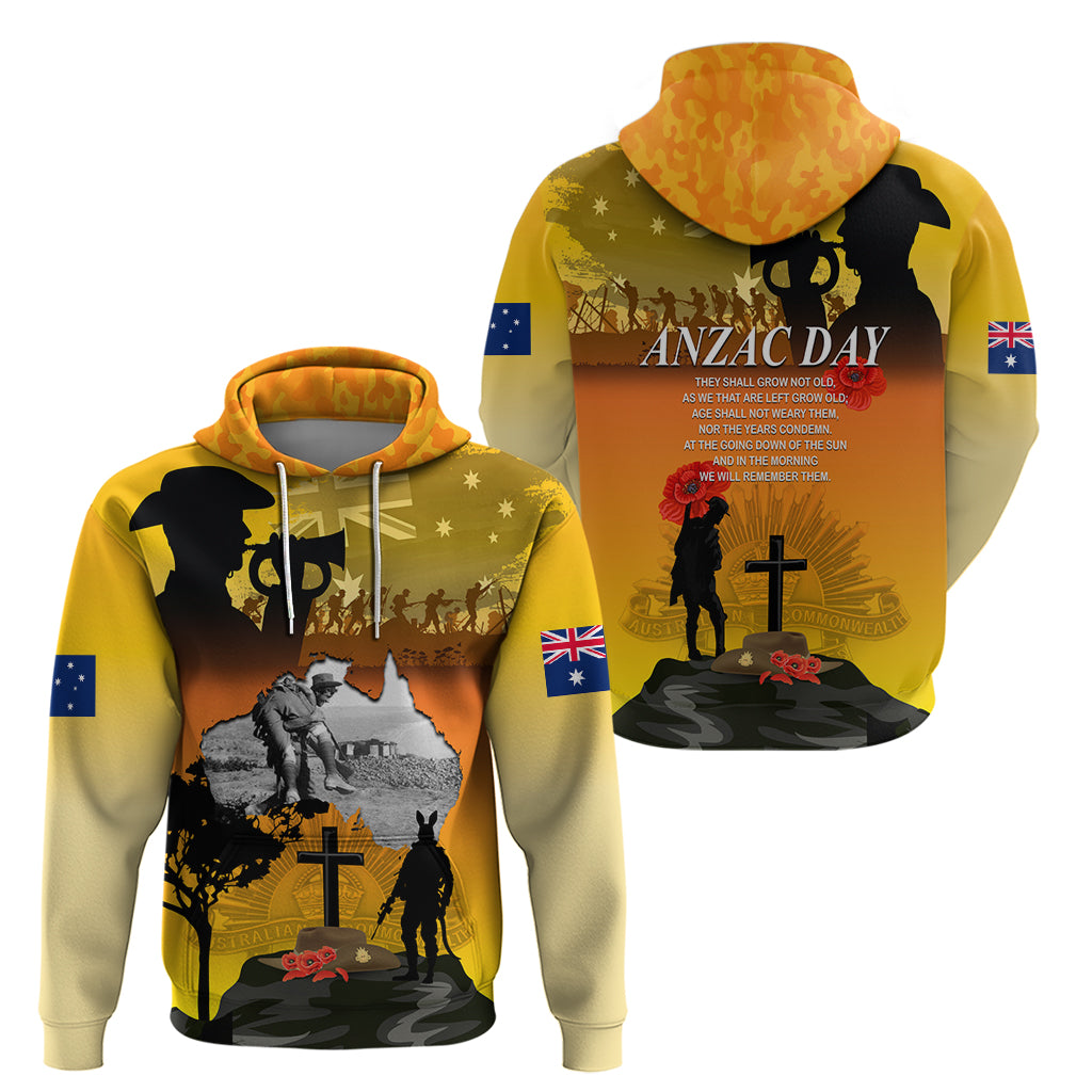 Australia ANZAC Day Hoodie Gallipoli Lest We Forget - Vibe Hoodie Shop