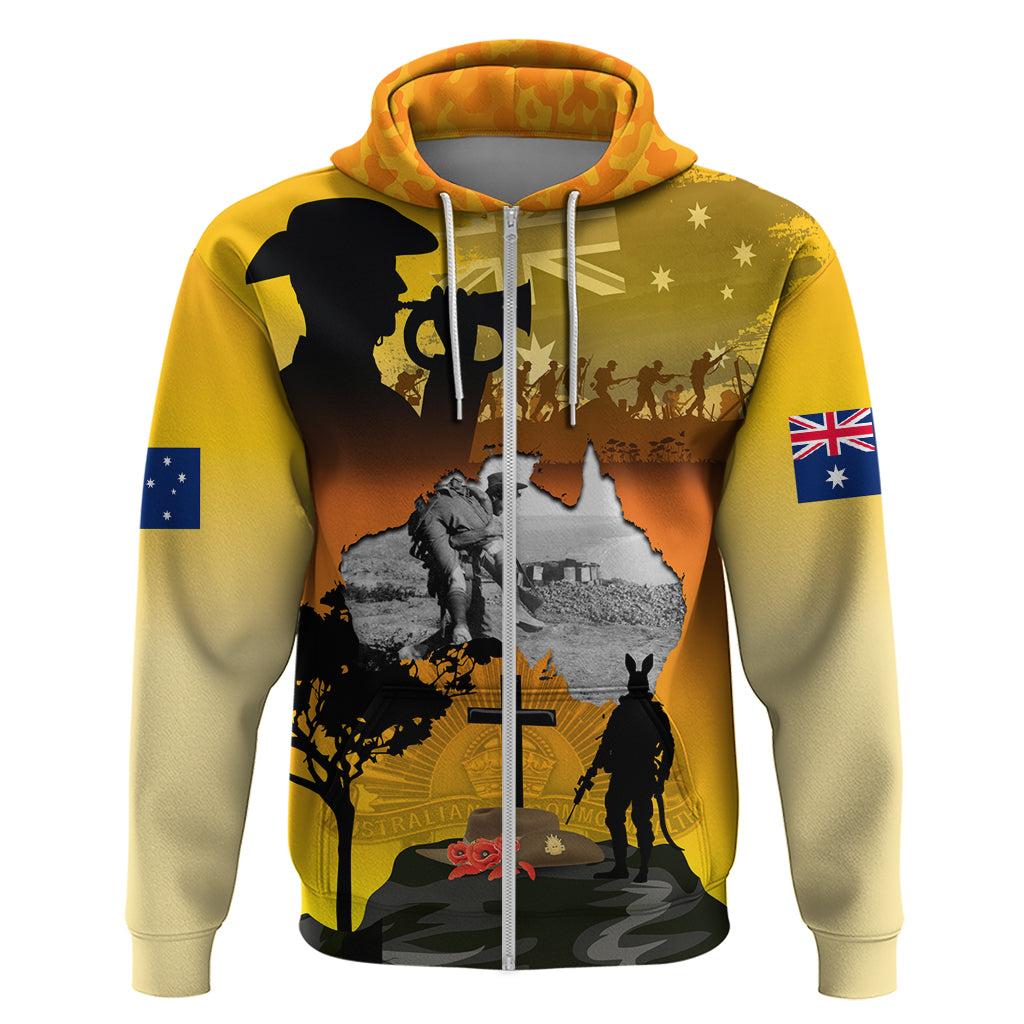 Australia ANZAC Day Hoodie Gallipoli Lest We Forget - Vibe Hoodie Shop