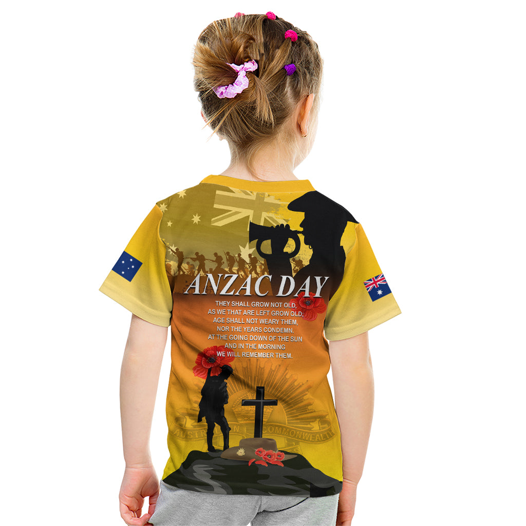 Australia ANZAC Day Kid T Shirt Gallipoli Lest We Forget - Vibe Hoodie Shop