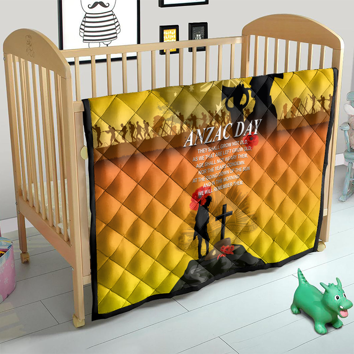 Australia ANZAC Day Quilt Gallipoli Lest We Forget - Vibe Hoodie Shop